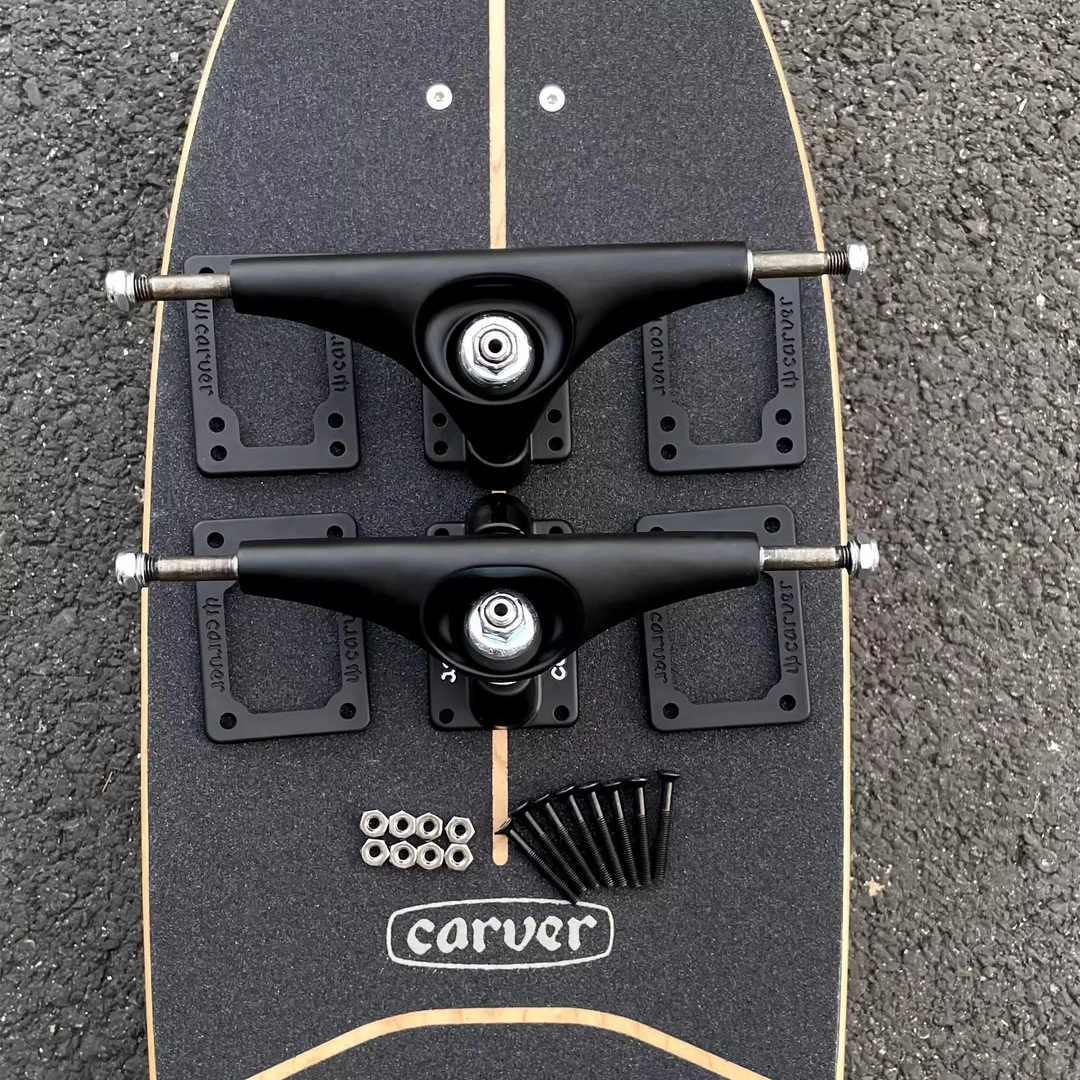 美国Carver PU桥系统套装 CX4前桥+c2后桥 陆冲滑板路冲板DIY配件