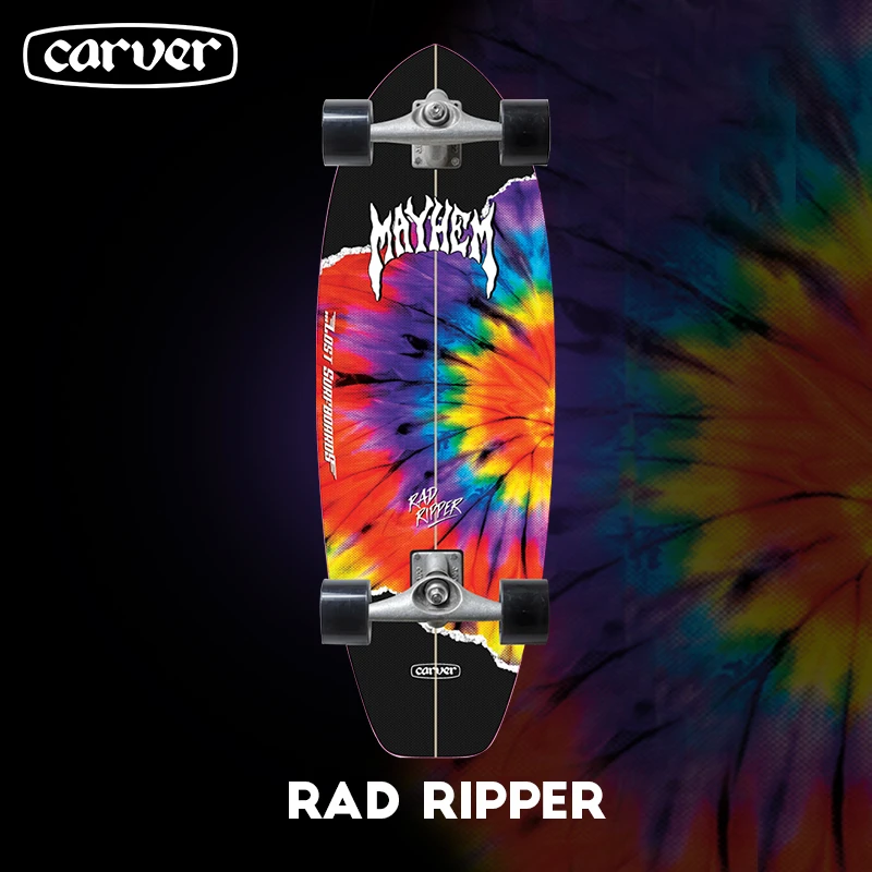 carver浪人板「彩虹之心」31.25英寸 LOST系列专业陆地冲浪板陆冲板