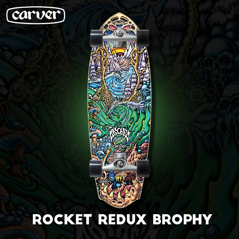 carver浪人板32.5英寸[幽冥岛]LOST系列专业陆地冲浪板陆冲滑板