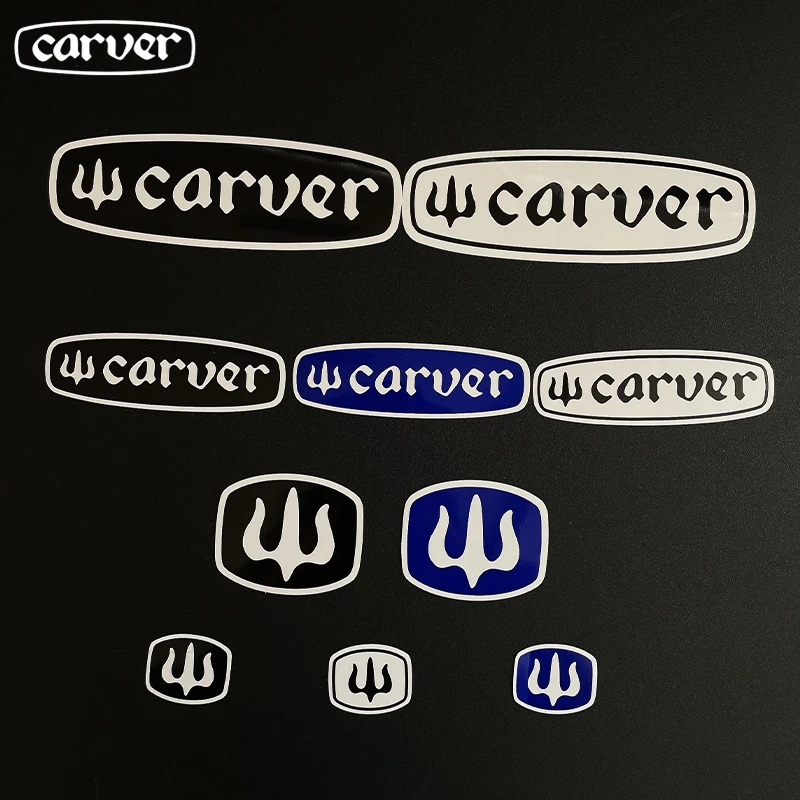Carver陆地冲浪板原装贴纸 10张/包 滑板陆冲板行李箱装饰DIY贴纸