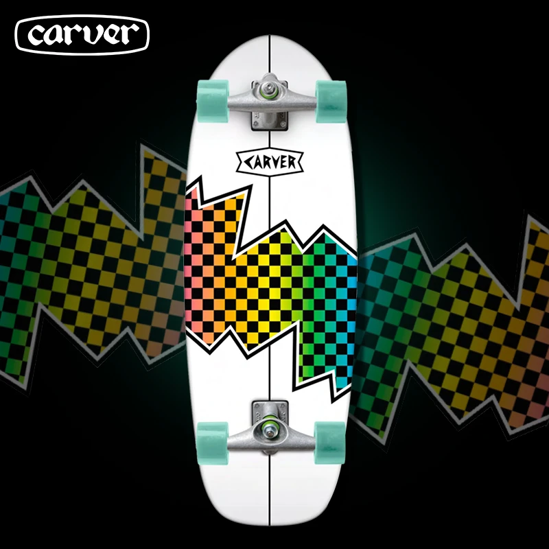 carver26英寸陆地冲浪板美国儿童板「激光扫射」滑板路冲冲浪初学者