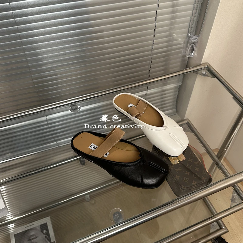 【头层羊皮】分趾拖鞋