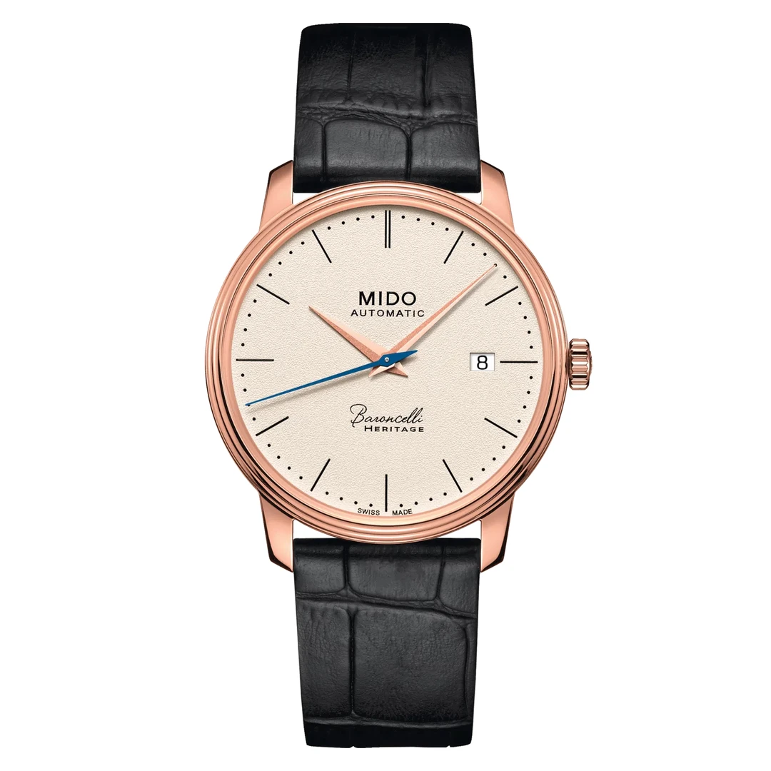 Mido/美度全新未使用贝伦赛丽典藏超薄男士机械腕表经典百搭手表