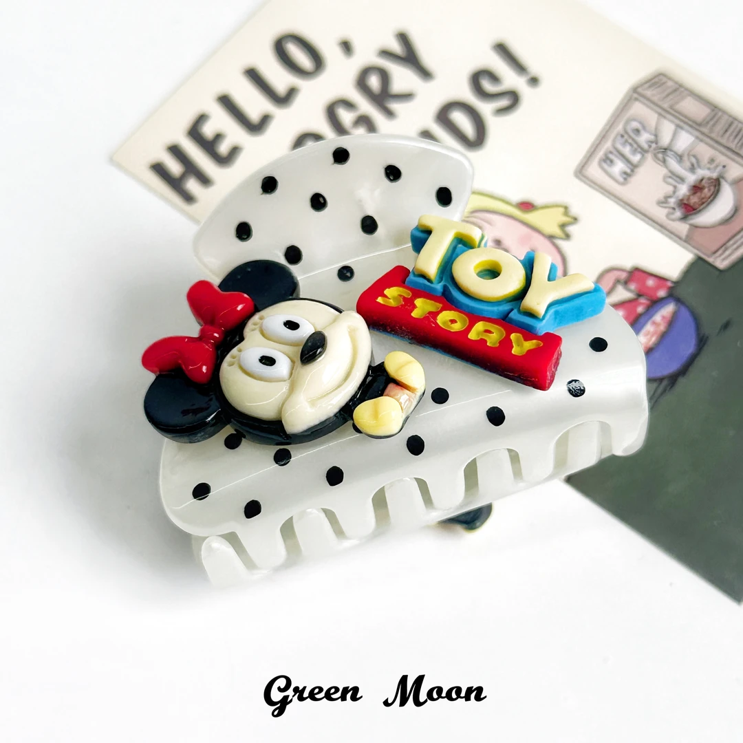 【逃离字母】甜酷辣妹夏日卡通鼠鼠彩色抓夹小抓原创y2k