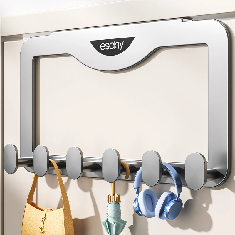 门后挂钩挂衣架门背式衣帽钩挂衣钩无痕免打孔卧室浴室门上置物架