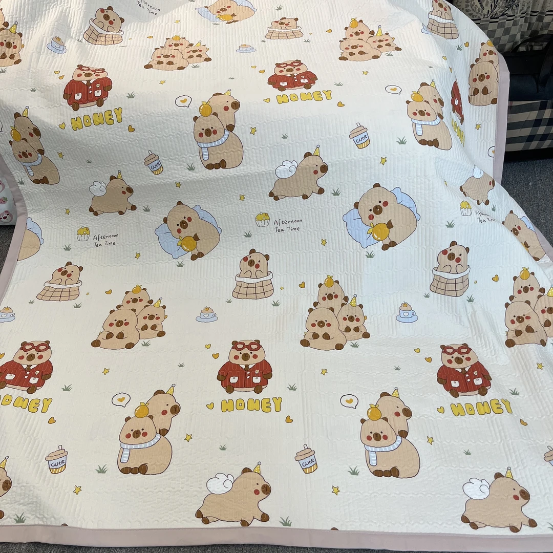 【卡皮宝贝】200*230cm 母婴级A类四季水洗棉绗缝床盖