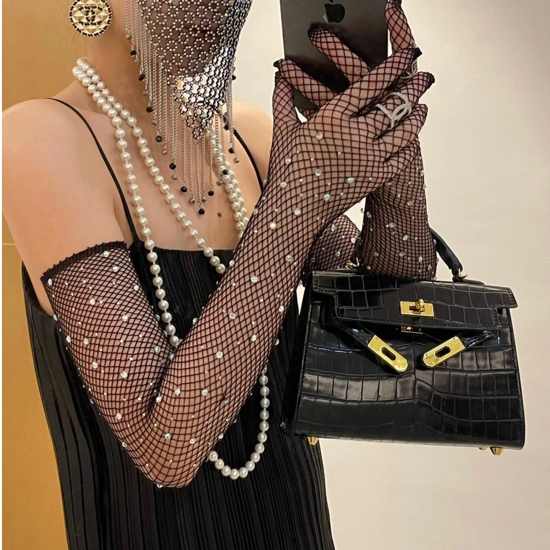 【暗夜天使】Seven派对手套蕾丝性感