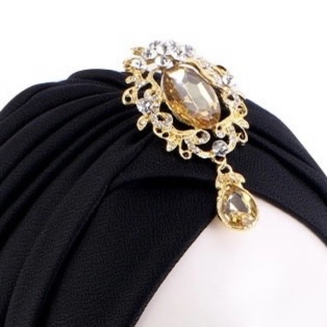 【莫奈皇后】Seven宝石吊坠包头帽子