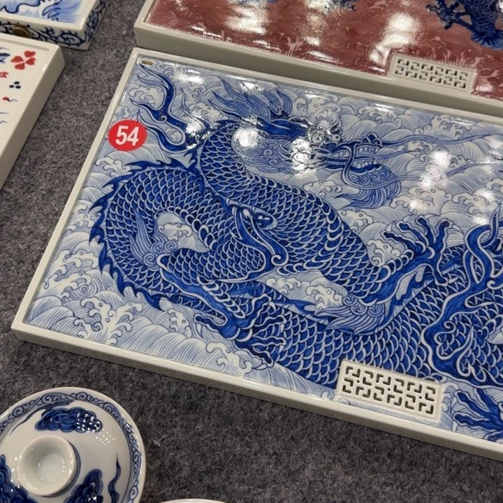 【闪购商品】盘咚****强景德镇手工手绘陶瓷