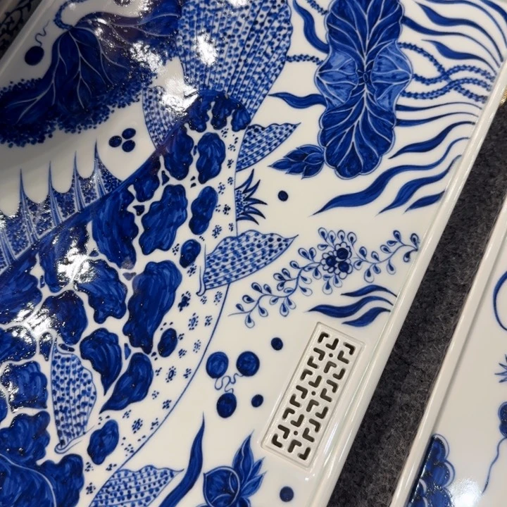 【闪购商品】盘子*景德镇手工手绘陶瓷