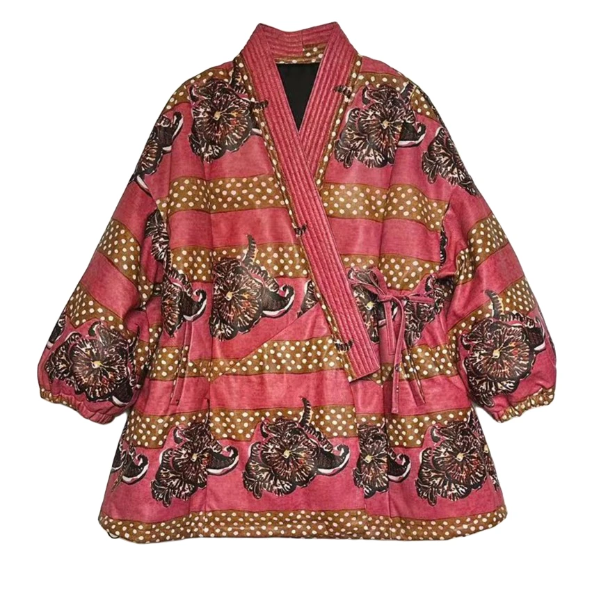 【天泽高定】时尚宽松定位花白鹅绒皮衣外套