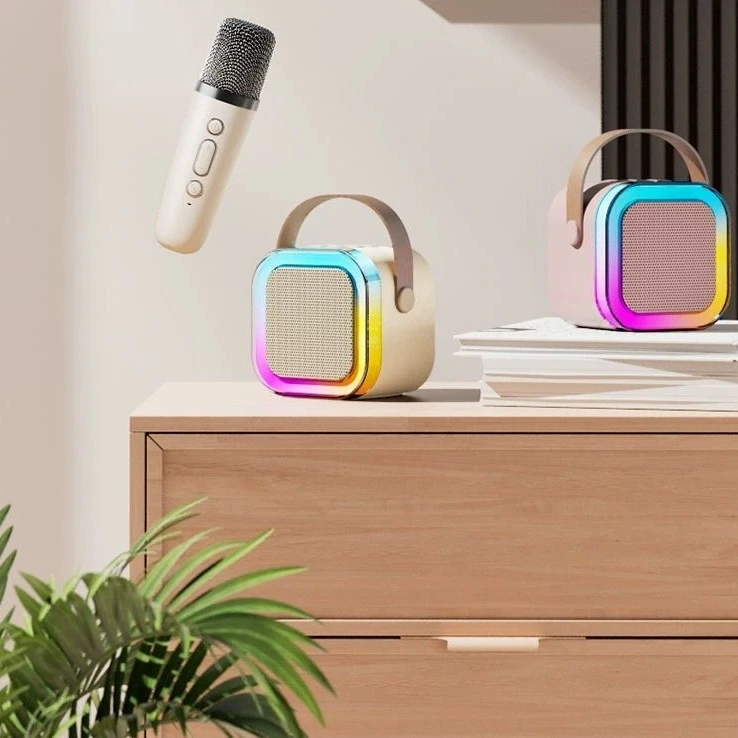 【麦克风音响】手提蓝牙K歌音响带话筒便携分体音箱麦克风家用户外