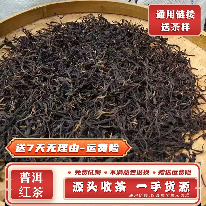 普洱茶308号100g2024年勐库懂过红散茶带茶样MK144