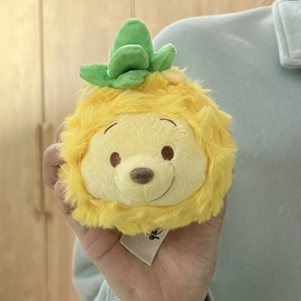 【艺凡】菠萝头小熊挂件毛绒公仔可爱包包挂饰娃娃玩偶毛绒玩具