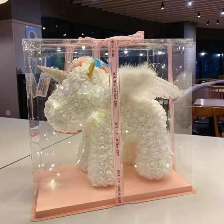 【艺凡】毕业礼物永生花独角兽礼盒玫瑰花花束送女友闺蜜生日