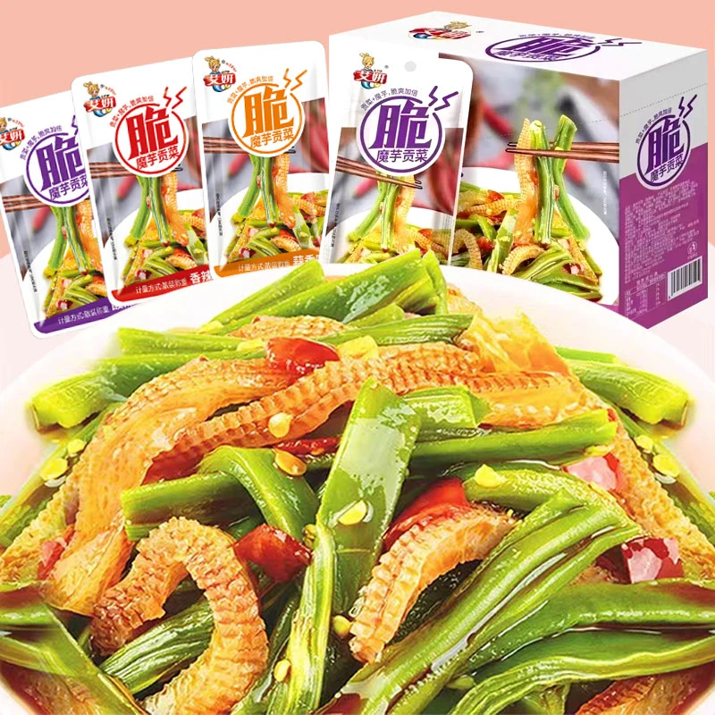 风干蔬菜干土特产卤味干货莴笋干脱水艾妍魔芋脆笋贡菜宿舍经典味