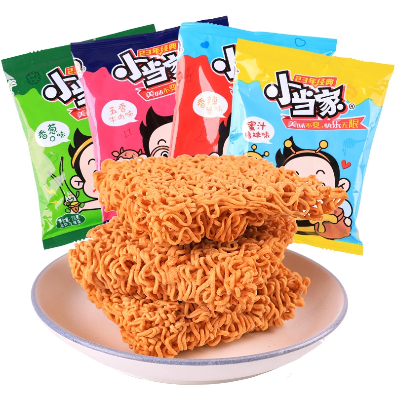 果子老街油赞子京果河南特产老式文昌毛肚小当家干脆面零食方便面
