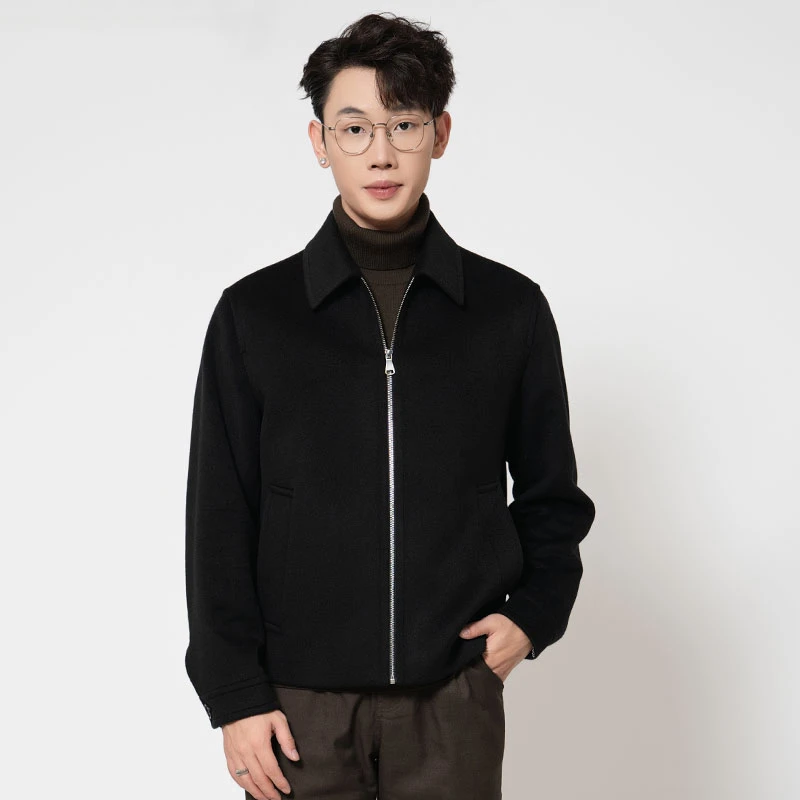 VAN VESTER2024秋冬新款羊绒男士夹克休闲时尚保暖JMS25021