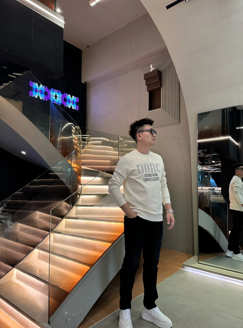 Dorc奢品-2024秋冬新款休闲时尚男士卫衣-LU-6518