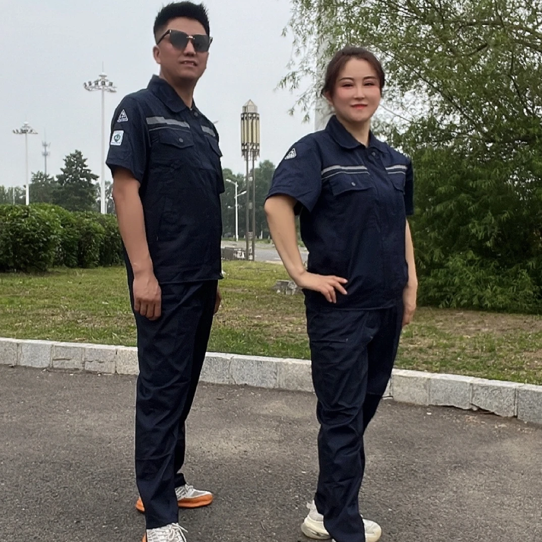 夏季超薄防静电短袖套装