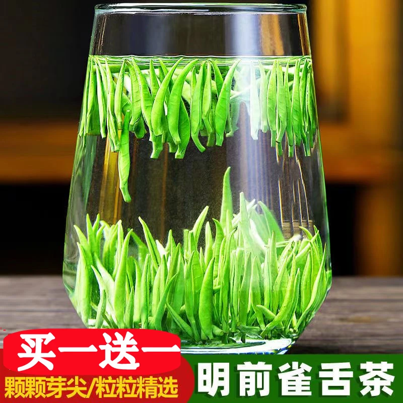 【买一送一】贵州湄潭雀舌茶2024新茶明前特级高山绿茶毛尖耐泡100g