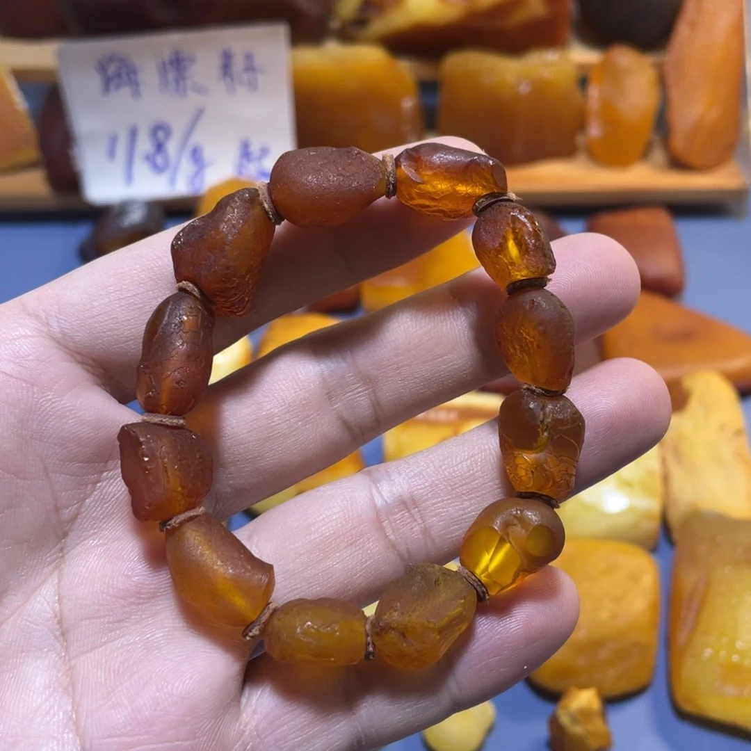 定制琥珀未镶嵌原石