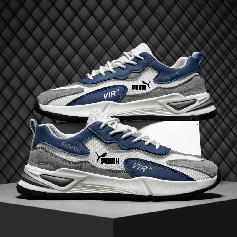 品牌男鞋夏季新款运动休闲鞋男透气网面鞋子男潮流阿甘跑步鞋男