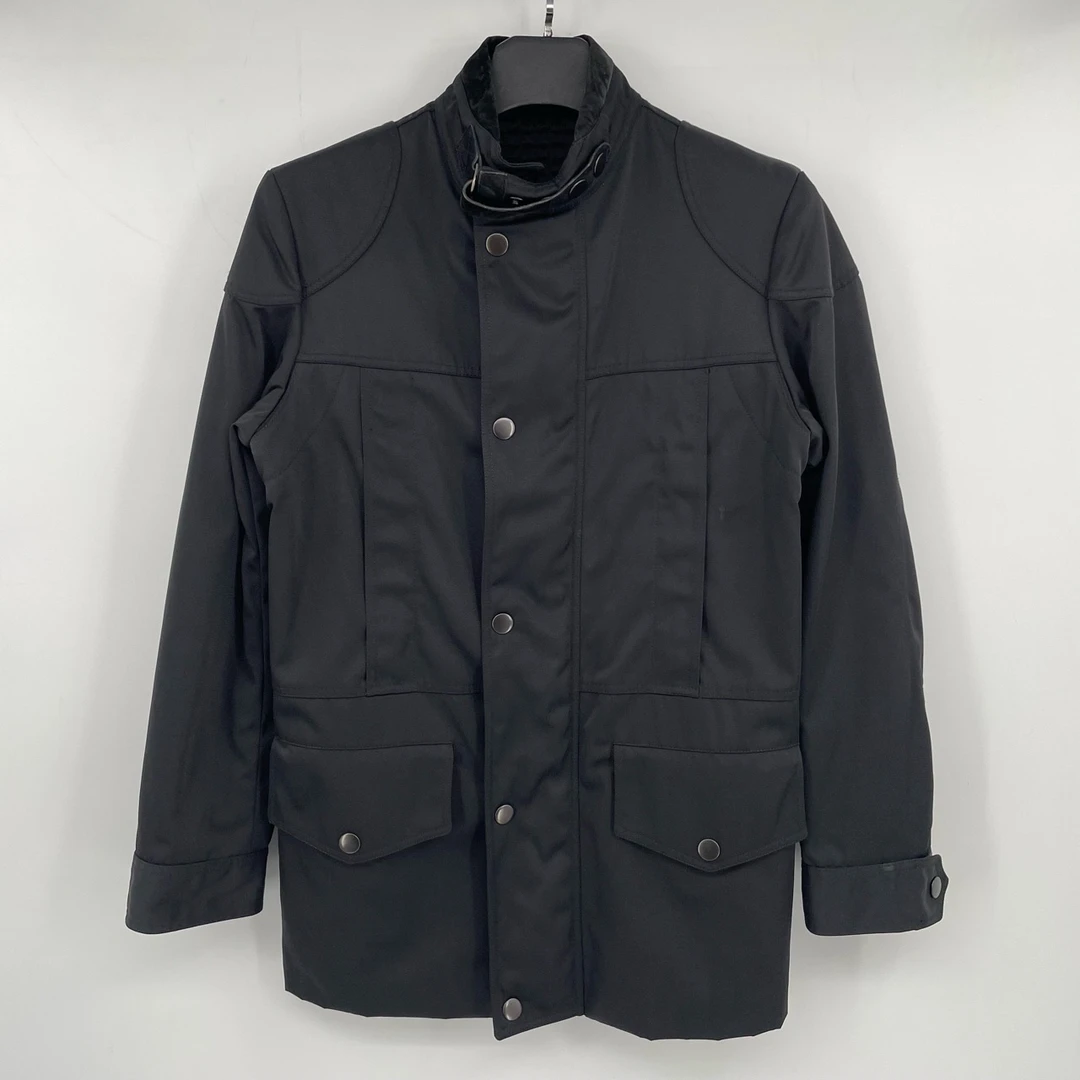 95新 GUCCI/GUCCI Gucci 黑色领扣棉服 皮蛋