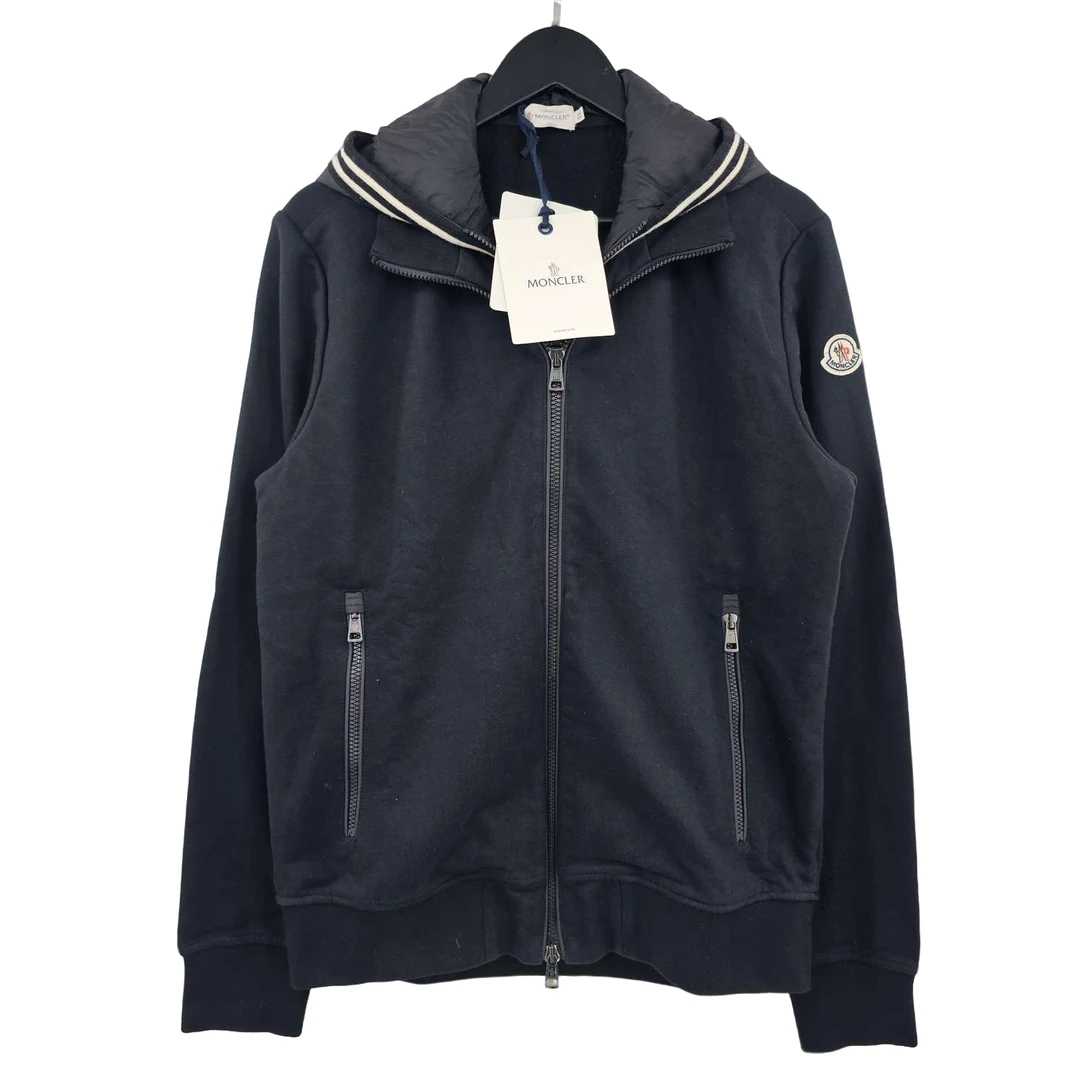 全新未使用 MONCLER 双拉链帽衫 叶子-1610
