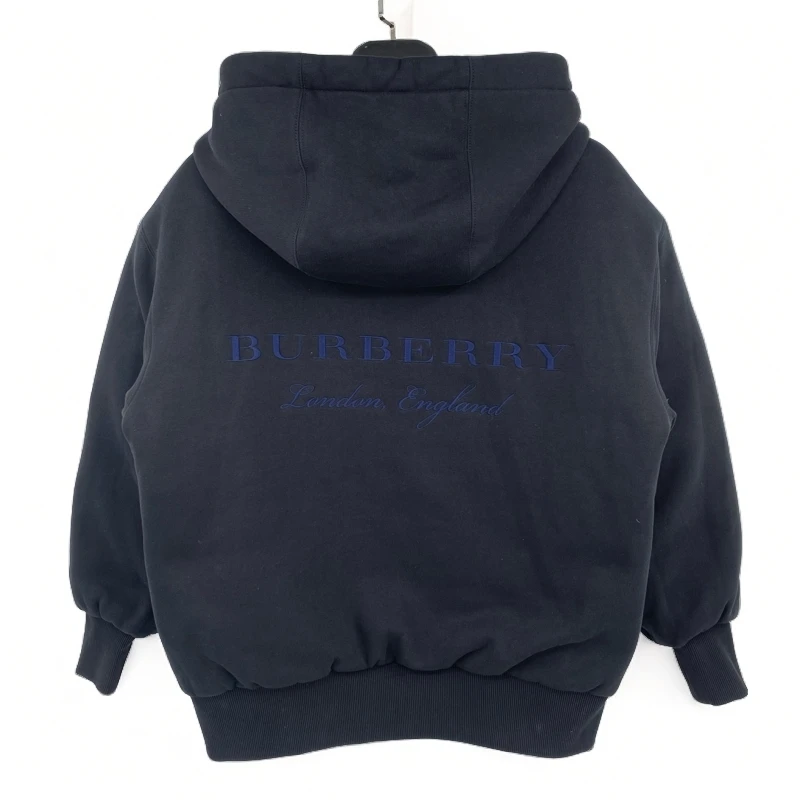 99新 BURBERRY/博柏利 背后字母LOGO深棕双面穿羽绒服 发财 126-d