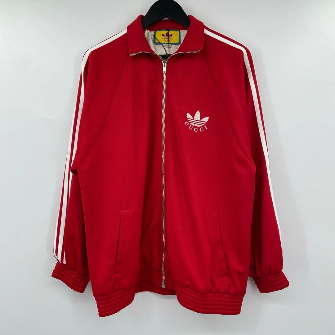 全新未使用 GUCCI/GUCCI 联名红色运动夹克 L叶子251