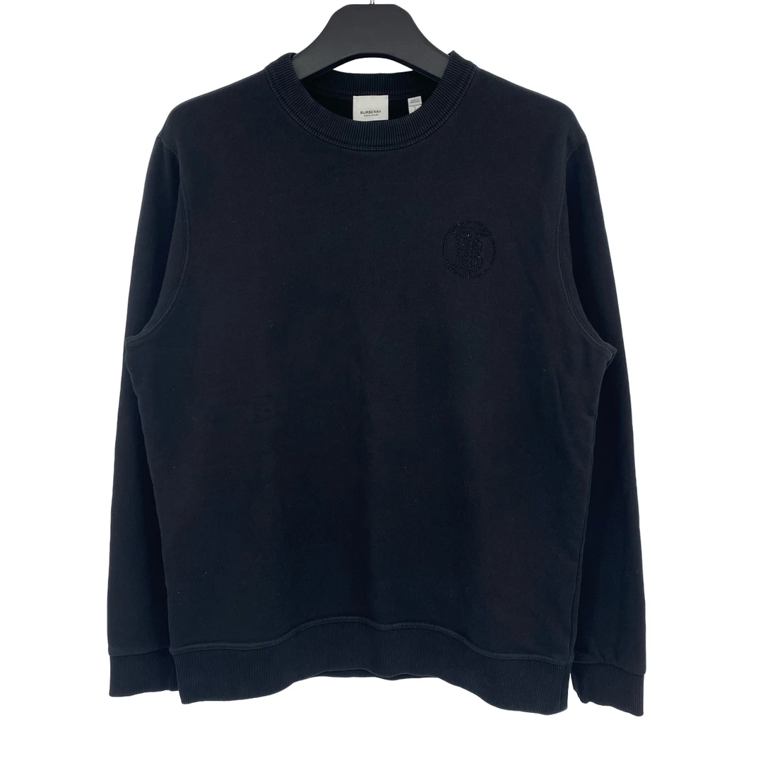 99新 BURBERRY/博柏利 胸前烫钻TB字母卫衣