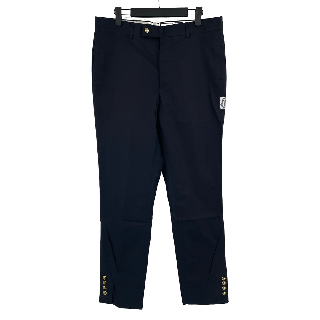 99新 MONCLER 侧边绣标休闲长裤P-叶子1165