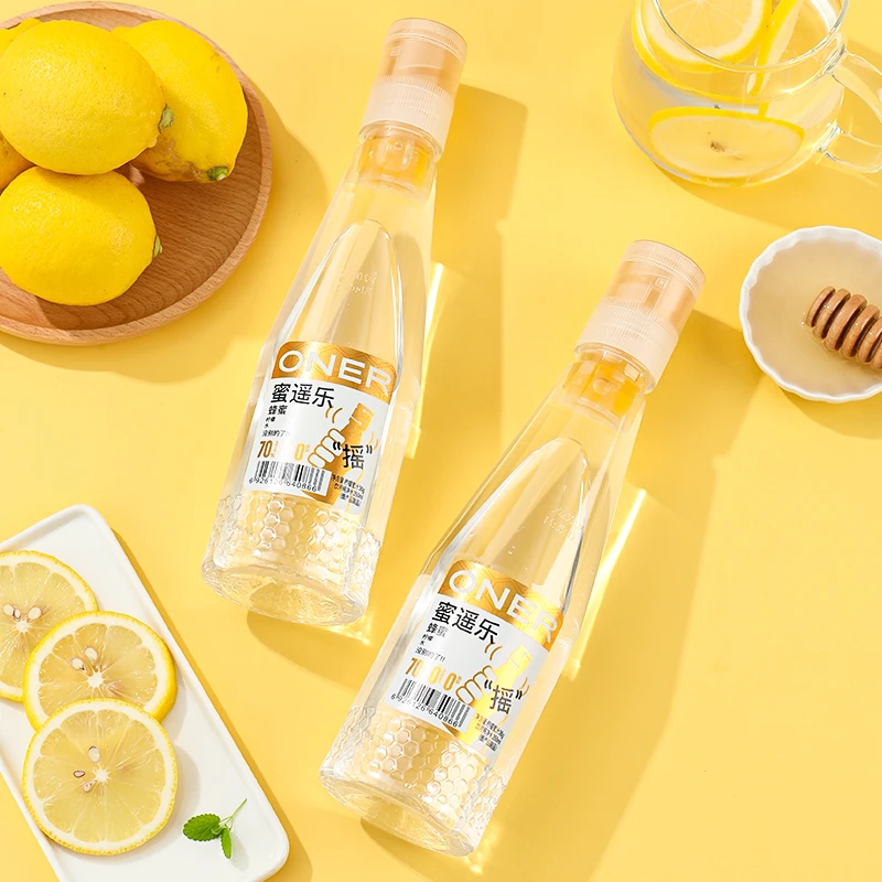 ONER蜜遥乐柠檬蜂蜜水386g/瓶0脂新鲜柠檬水蜜汁网红饮料即饮随身