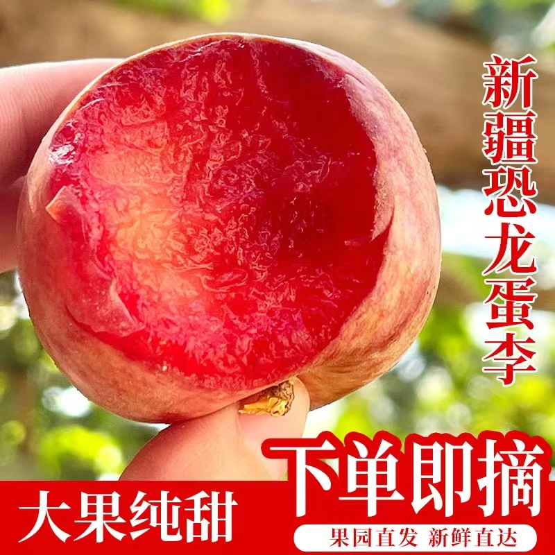 正宗新疆恐龙蛋杏李丰软甜李子新鲜水果