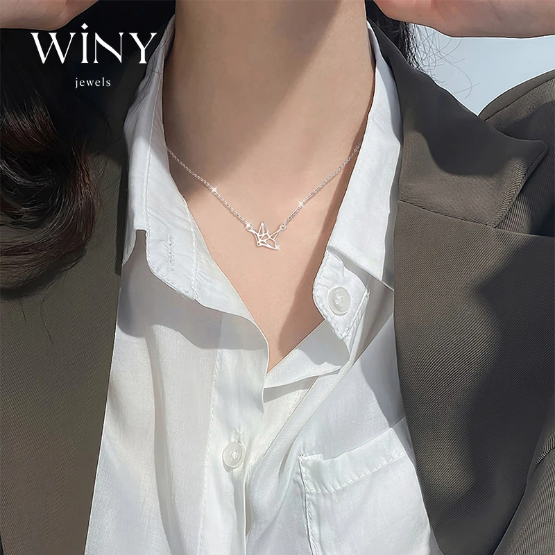 Winy/唯一 坠链均925银 时尚百搭项链女气质锁骨链甜美小众吊坠