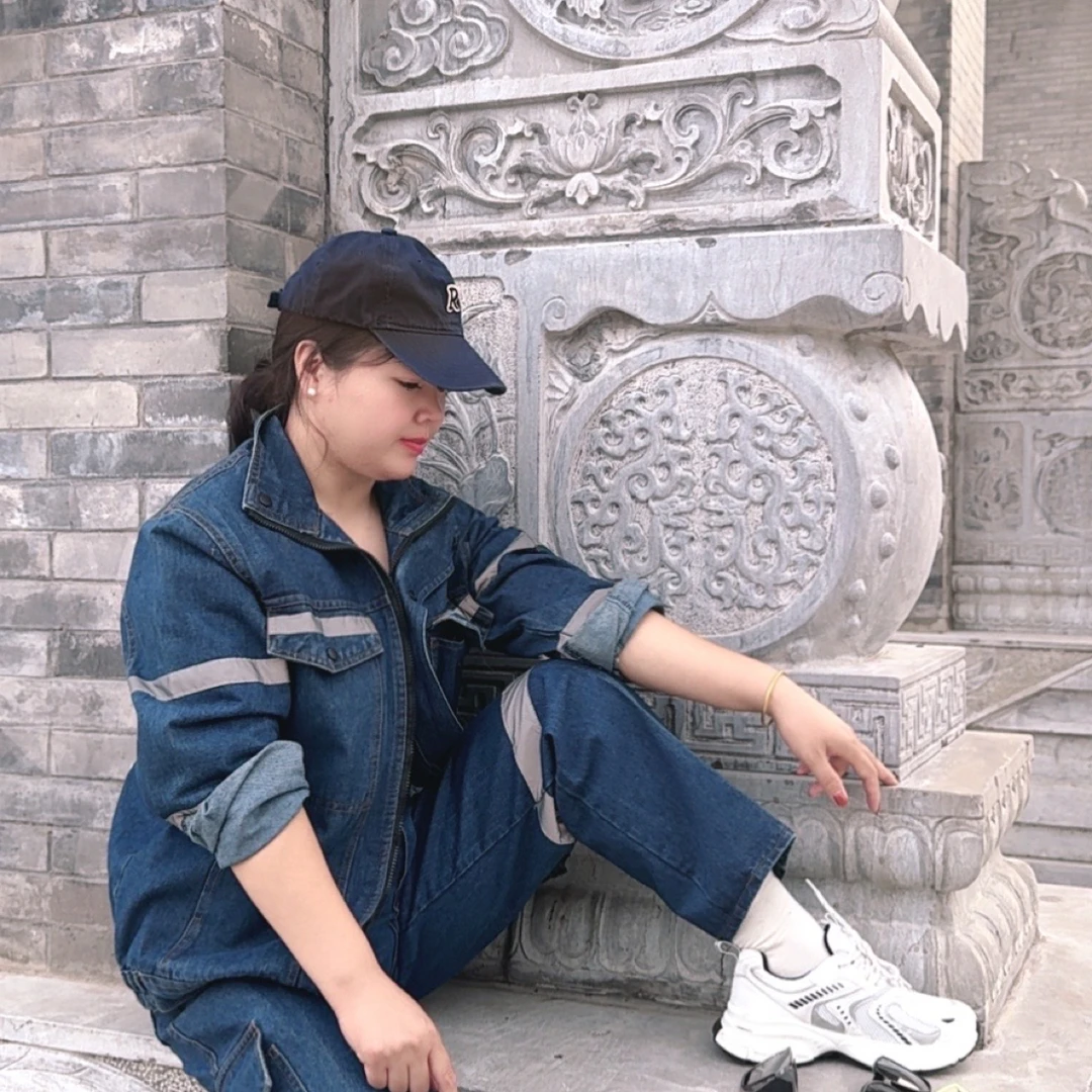 牛仔工作服加厚春秋款棉质套装电焊矿工服焊工防烫大容量多口袋