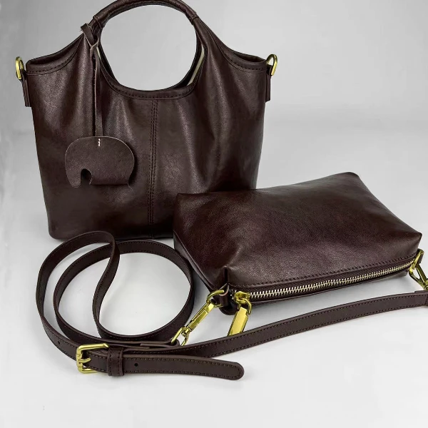 Jinho/金猴2024秋冬水晶植鞣皮大牌高级感品质手提小托特女包