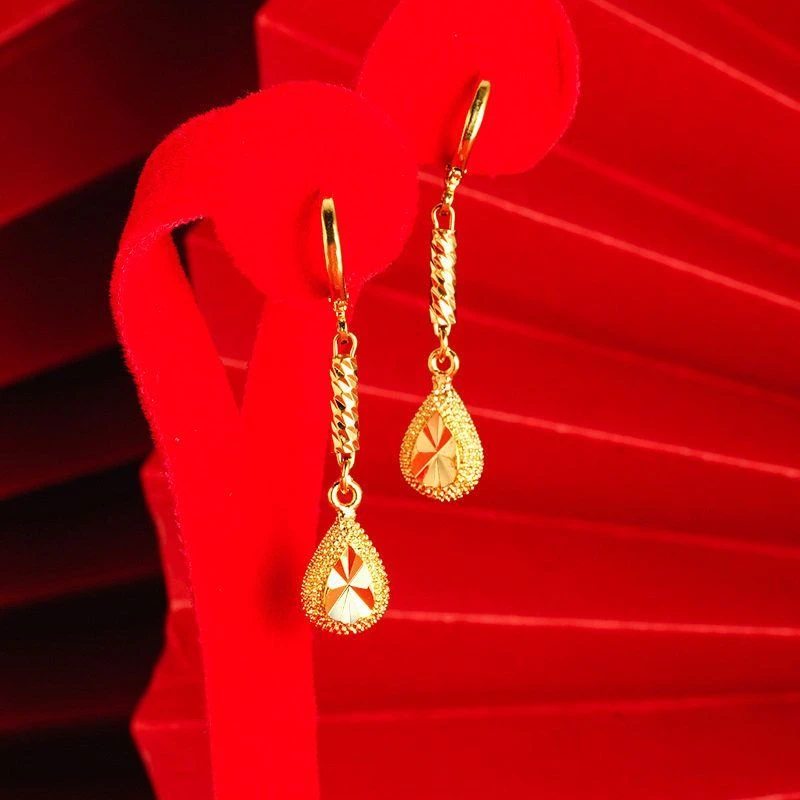 黄铜亚克力耳饰 029耳饰流苏国风水滴民族耳坠耳环货源女款气质