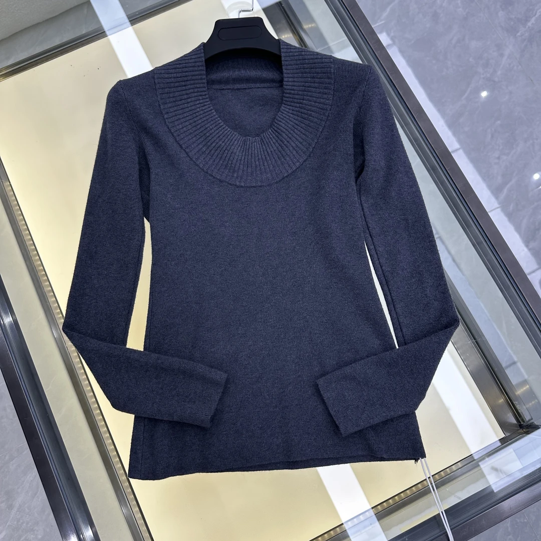 S134-[LONG-NA轻奢严选] 套头针织修身毛衣别致上衣