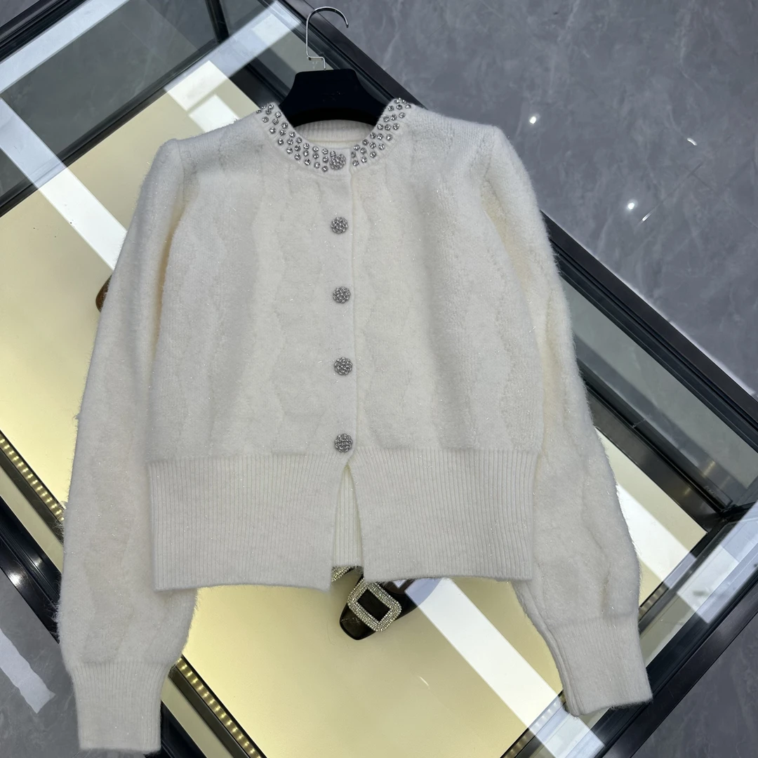 S6-[LONG-NA轻奢严选] 慵懒风复古针织衫开衫上衣