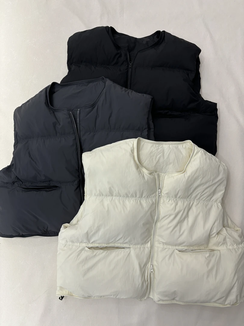 [王小二]137新款小南瓜版型羽绒马甲