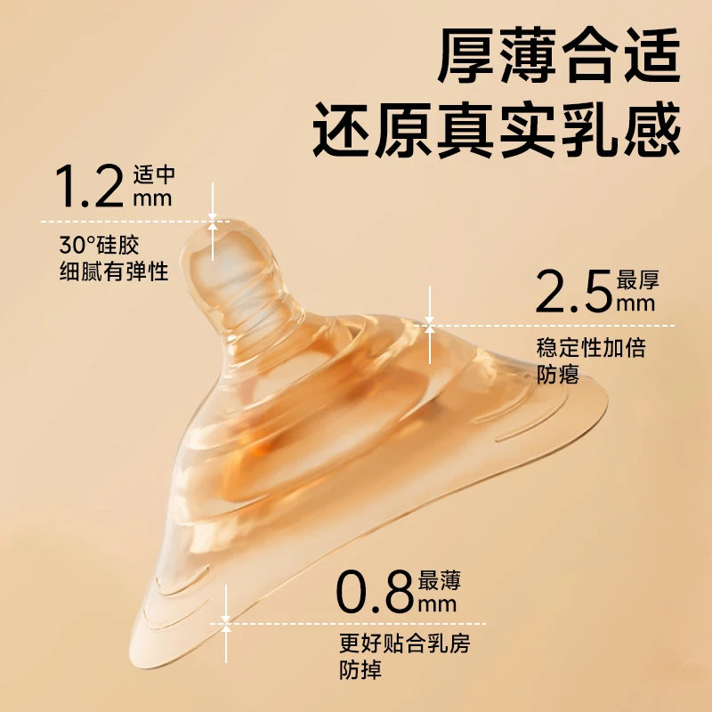 巴比象乳盾硅胶保护罩内凹陷双层喂奶哺乳奶盾防咬防呛仿真耐温