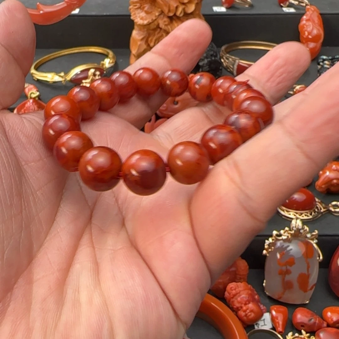 【闪购商品】南红玛瑙108合金