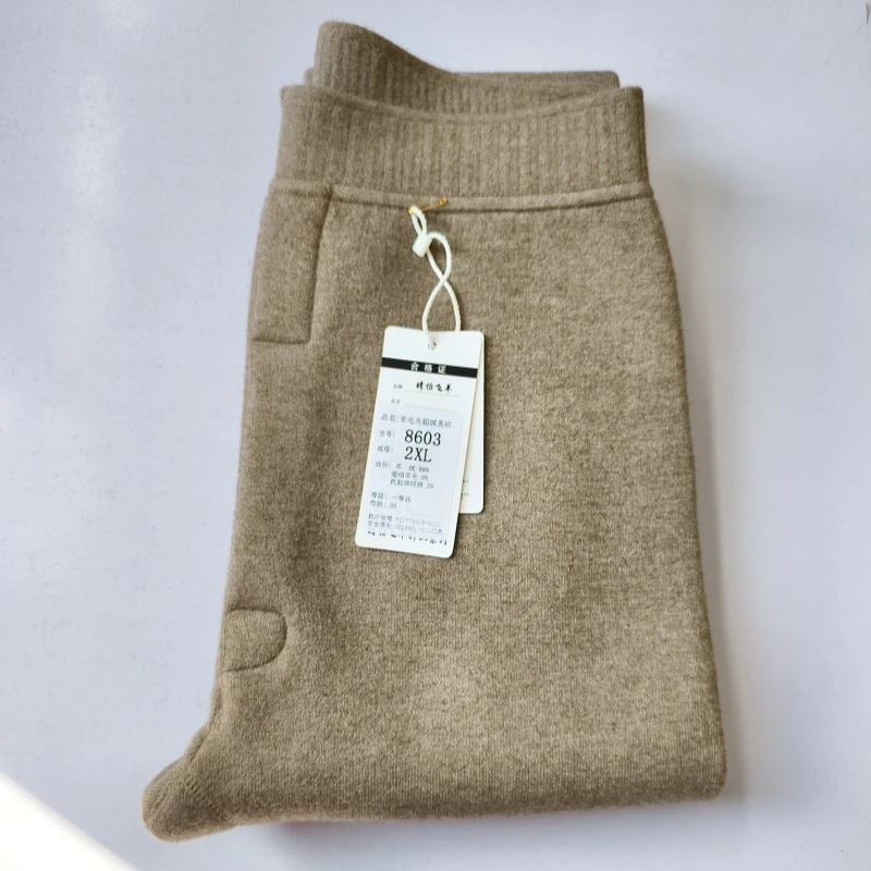 羊毛内貂绒女裤保暖裤羊毛裤新品上市