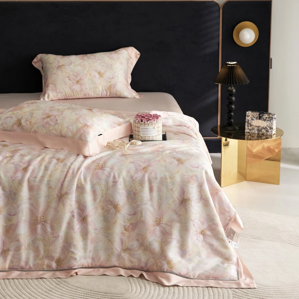 【豆爸专享】SMR品牌奥地利LF级兰精天丝燕窝蛋白印花夏四件组-丽格