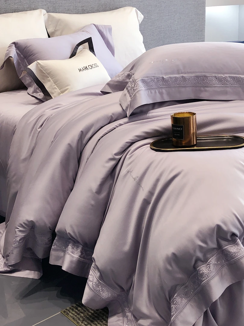 【豆爸专享】MARK CROSS认养一朵云/超细旦天丝棉磨毛套件-乔治娜