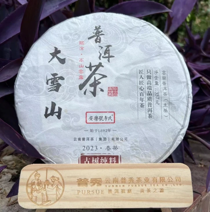 【1892安樂號】2023年大雪山古树头春普洱茶生茶357g