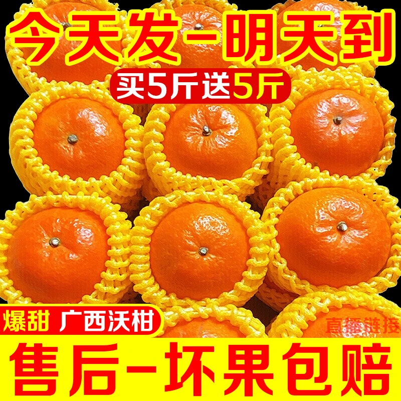 【福利抢】超甜正宗广西武鸣沃柑1-9斤新鲜水果产地直销蜜橘皇帝柑