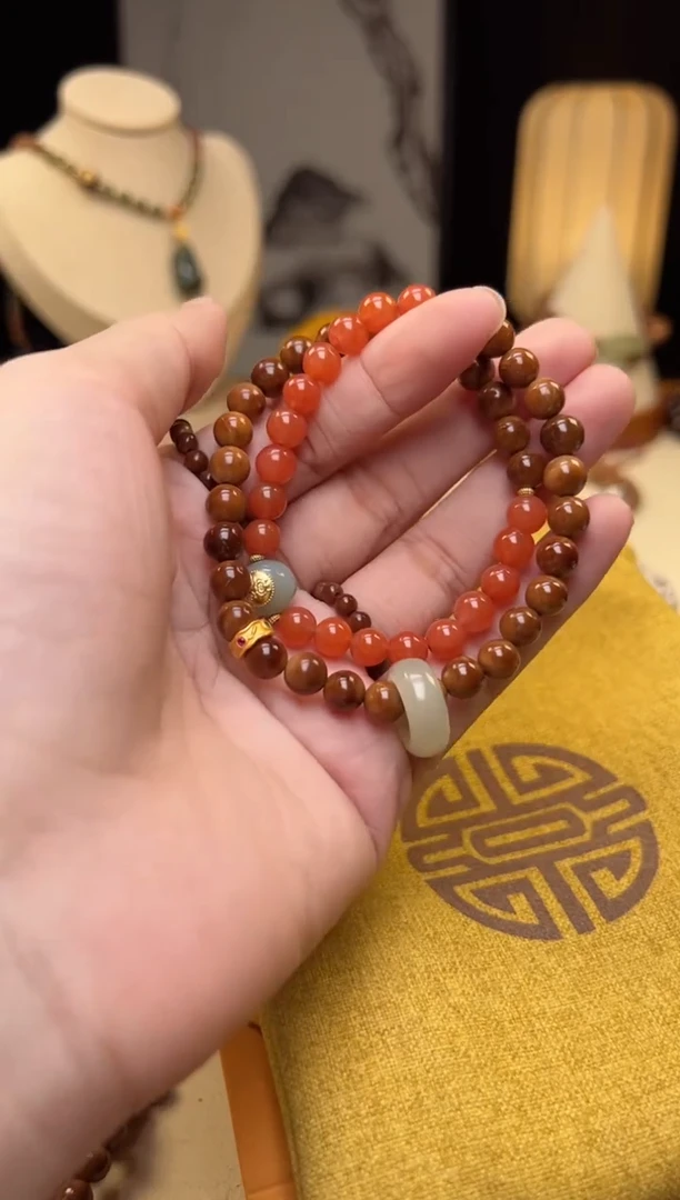【闪购商品】库克手串库克双圈小红配跑环